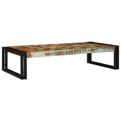 Raft pentru baie 100 x 50 x 23 cm Lemn solid de mango, fier GartenMobel Dekor