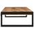 Raft pentru baie 120 x 50 x 23 cm Lemn solid de mango, fier GartenMobel Dekor