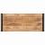 Raft pentru baie 120 x 50 x 23 cm Lemn solid de mango, fier GartenMobel Dekor