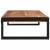 Raft pentru baie 120 x 50 x 23 cm Lemn solid de mango, fier GartenMobel Dekor