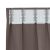 Perdele opace 2 pcs Maro închis 245 x 140 cm Poliester GartenMobel Dekor