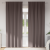 Perdele opace 2 pcs Maro închis 245 x 140 cm Poliester GartenMobel Dekor