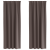 Perdele opace 2 pcs Maro închis 245 x 140 cm Poliester GartenMobel Dekor