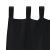Perdele opace cu perdele 2 pcs Negru 140 x 140 cm Poliester GartenMobel Dekor