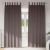Perdele opace 2 pcs Maro închis 225 x 140 cm Poliester GartenMobel Dekor