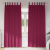 Perdele opace cu perdele 2 pcs bordo 225 x 140 cm Poliester GartenMobel Dekor