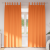 Perdele opace 2 pcs Portocaliu intens 225 x 140 cm Poliester GartenMobel Dekor