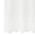 Cortină din Dantelă cu perdele Floral Alb 600 x 220 cm Poliester GartenMobel Dekor