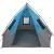 Cort cu acoperiș Altele cu aerisire de aer Albastru și Negru 383 x 338 x 217 cm GartenMobel Dekor