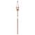 Parasol Balinez Altele Crem x 260 cm Bumbac și lemn masiv GartenMobel Dekor