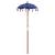 Parasol Balinez Altele albastru x 260 cm Bumbac și lemn masiv GartenMobel Dekor