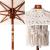 Umbrelă de soare Altele Crem x 250 cm Bumbac și lemn masiv GartenMobel Dekor