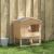 Coadă de găini Maro 75 x 59 x 60 cm Lemn masiv de pin GartenMobel Dekor