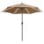 Umbrelă de soare cu LED-uri, stâlp din aluminiu, taupe, 300 cm GartenMobel Dekor