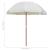 Umbrelă de soare cu stâlp din oțel, nisipiu, 240 cm GartenMobel Dekor