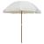 Umbrelă de soare cu stâlp din oțel, nisipiu, 240 cm GartenMobel Dekor