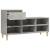 Pantofar, gri beton, 102x36x60 cm, lemn prelucrat GartenMobel Dekor