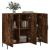 Dulap, stejar fumuriu, 90x34x80 cm, lemn compozit GartenMobel Dekor