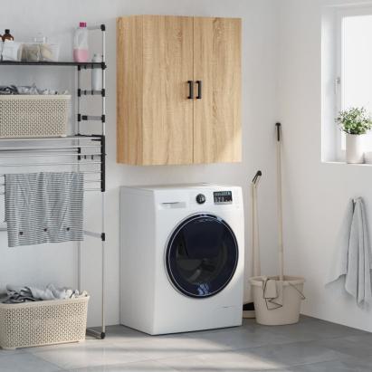 Dulap TV montat pe perete, stejar sonoma, 69,5x34x90 cm GartenMobel Dekor