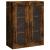 Dulap montat pe perete, stejar fumuriu, 69,5x34x90 cm GartenMobel Dekor