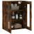 Dulap montat pe perete, stejar fumuriu, 69,5x34x90 cm GartenMobel Dekor