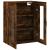 Dulap montat pe perete, stejar fumuriu, 69,5x34x90 cm GartenMobel Dekor