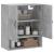 Dulap de perete, gri beton, 60x31x70 cm, lemn compozit GartenMobel Dekor