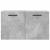 Dulap de perete, gri beton, 60x36,5x35 cm, lemn prelucrat GartenMobel Dekor