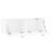 Dulap de perete, alb, 100x36,5x35 cm, lemn compozit GartenMobel Dekor