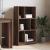 Bibliotecă, stejar maro, 57x28,5x107,5 cm, lemn prelucrat GartenMobel Dekor
