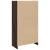 Bibliotecă, stejar maro, 57x28,5x107,5 cm, lemn prelucrat GartenMobel Dekor