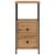 Noptiere 2 buc. stejar artizanal, 34x35,5x70 cm, lemn prelucrat GartenMobel Dekor