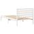 Cadru de pat cu headboard Alb 75 x 190 cm Lemn de brad solid GartenMobel Dekor