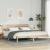 Cadru de pat cu headboard Maro 200 x 200 cm Lemn de brad solid GartenMobel Dekor
