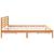 Cadru de pat Maro ceruit 200 x 200 cm Lemn de brad solid GartenMobel Dekor