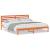 Cadru de pat Maro ceruit 200 x 200 cm Lemn de brad solid GartenMobel Dekor