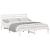 Cadru de pat cu headboard Alb 160 x 200 cm Lemn de brad solid GartenMobel Dekor