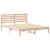 Cadru de pat cu headboard Maro 150 x 200 cm Lemn de brad solid GartenMobel Dekor