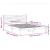 Cadru de pat cu headboard Maro 150 x 200 cm Lemn de brad solid GartenMobel Dekor