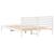Cadru de pat cu headboard Alb 140 x 200 cm Lemn de brad solid GartenMobel Dekor