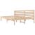 Cadru de pat cu headboard Maro 120 x 190 cm Lemn de brad solid GartenMobel Dekor