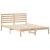Cadru de pat cu headboard Maro 120 x 190 cm Lemn de brad solid GartenMobel Dekor