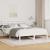 Cadru de pat cu headboard Alb 120 x 190 cm Lemn de brad solid GartenMobel Dekor