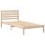 Cadru de pat cu headboard Maro 90 x 210 cm Lemn de brad solid GartenMobel Dekor