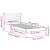 Cadru de pat cu headboard Maro 90 x 210 cm Lemn de brad solid GartenMobel Dekor