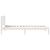 Cadru de pat cu headboard Alb 90 x 210 cm Lemn de brad solid GartenMobel Dekor