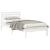 Cadru de pat cu headboard Alb 100 x 210 cm Lemn de brad solid GartenMobel Dekor