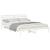 Cadru de pat cu headboard Alb 160 x 210 cm Lemn de brad solid GartenMobel Dekor