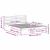 Cadru de pat cu headboard Alb 160 x 210 cm Lemn de brad solid GartenMobel Dekor