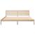 Cadru de pat cu headboard Maro 180 x 210 cm Lemn de brad solid GartenMobel Dekor